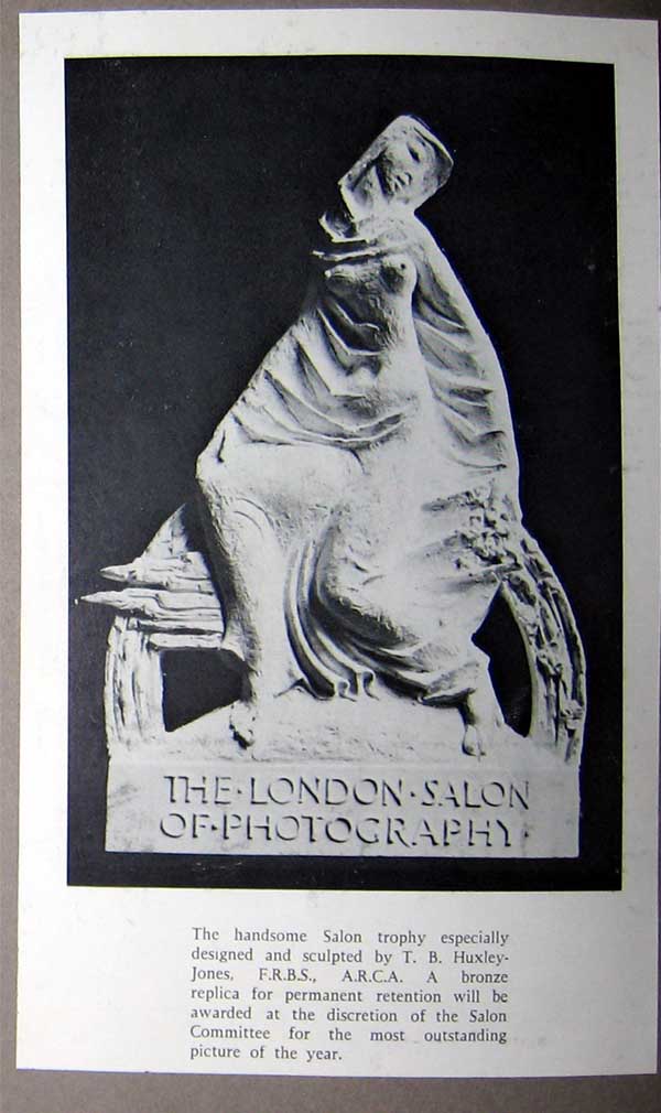 The London Salon Trophy, Presented to John Neville Cohen in 1967