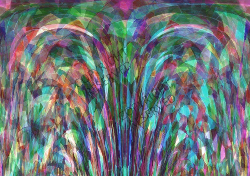 Fountain (27C) by John Neville Cohen, Abstract Limited Edition Print, Maximum of 8,