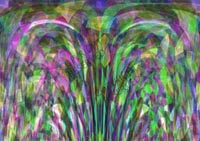 Fountain Abstract by John Neville Cohen